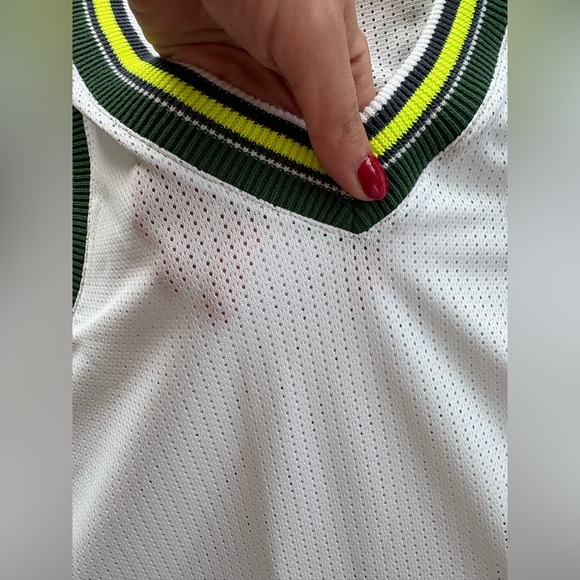 Lacoste Women’s Mesh V-Neck Tank Top | Size 42 (L) | NWT - Picture 11 of 15